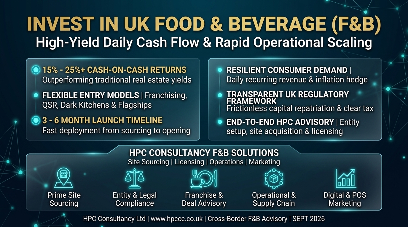 Why Georgia Investors Must Consider the UK Food and Beverage Sector as Their Primary Entry Point