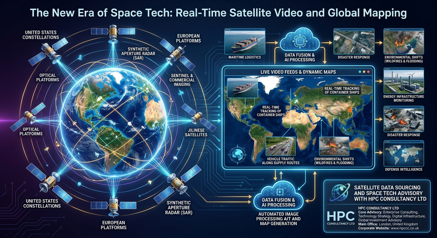 Real-Time Satellite Video and Global Mapping Georgia